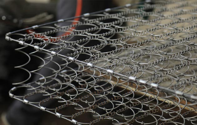 Transforming spring into mattress structure